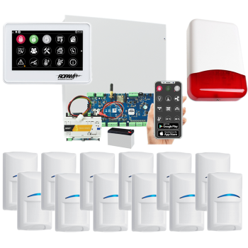SYSTEM ALARMOWY ROPAM Neo-IP-64-SET TPR-4WS-P 12x BPR2-W12 TI700 7.2Ah